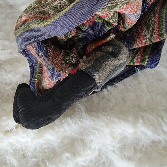 Vintage Mexican Momma and Baby Handemade Hand Sewn Rag Type Doll - Picture 4 of 5